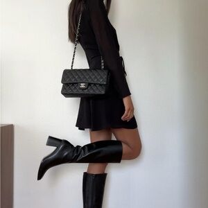 Reformation Black Ankle Boots
